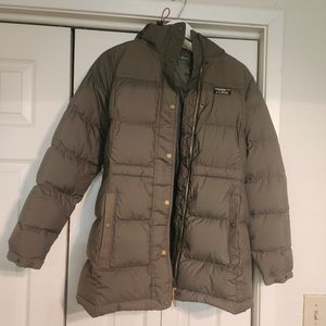 L.L. Bean Olive Puffer Coat